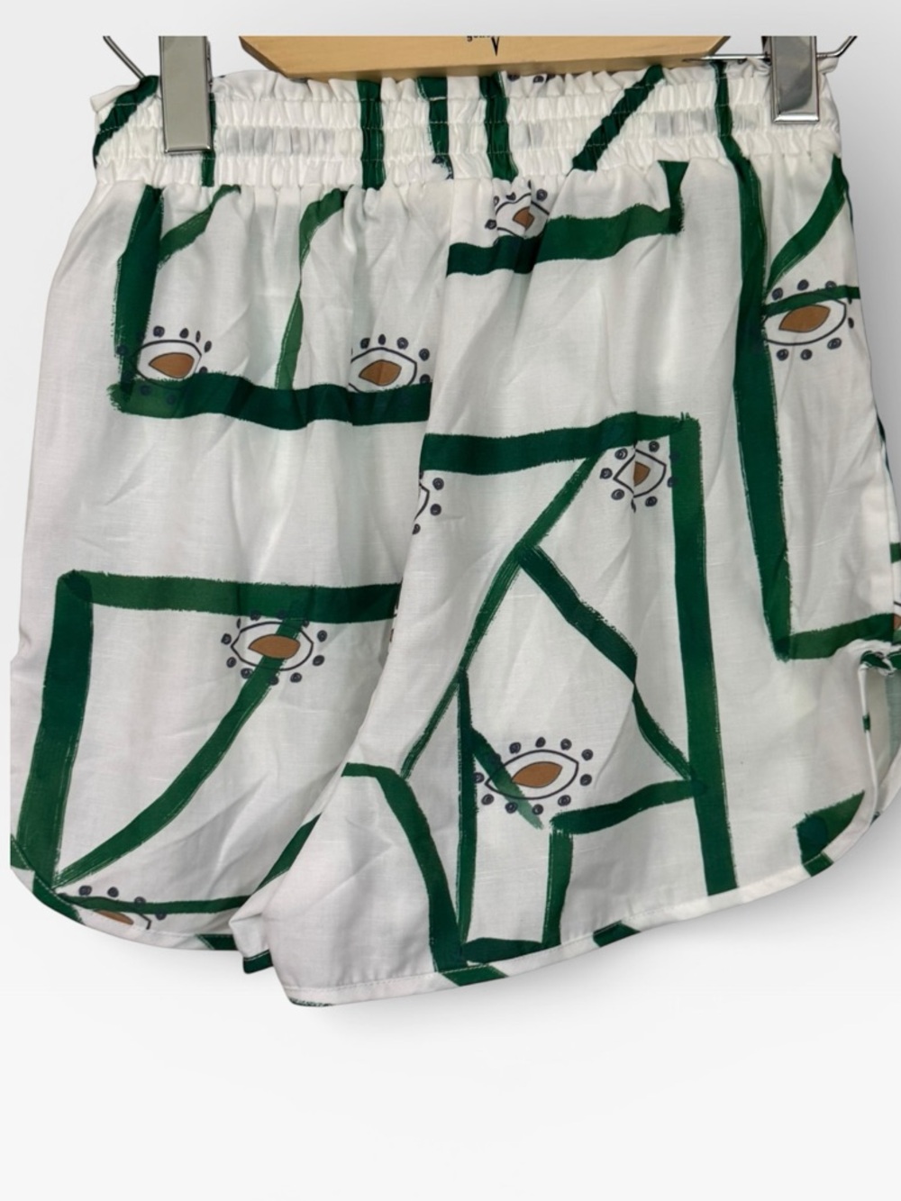 Commense SET Print Drawstring Shorts Set NWOT - image 5